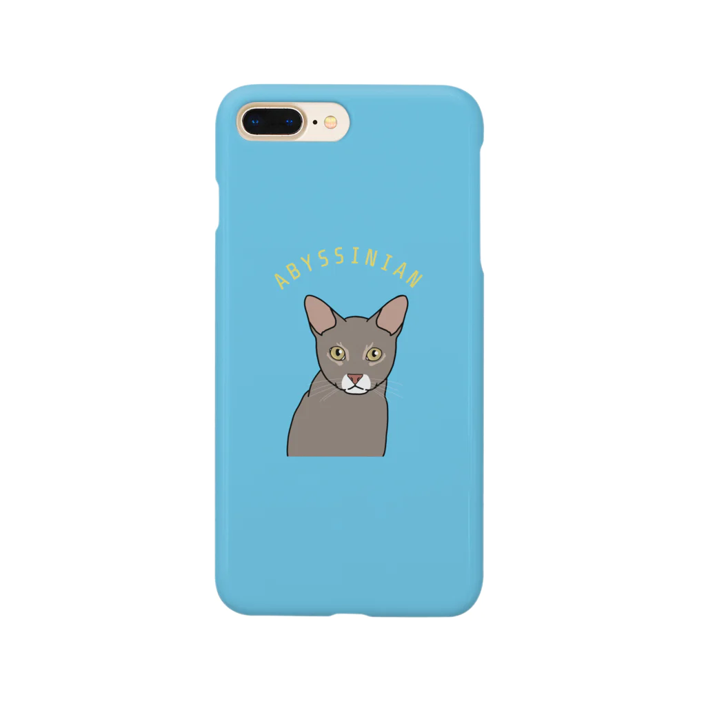 facの目つき悪いねこ アビシニアン Smartphone Case