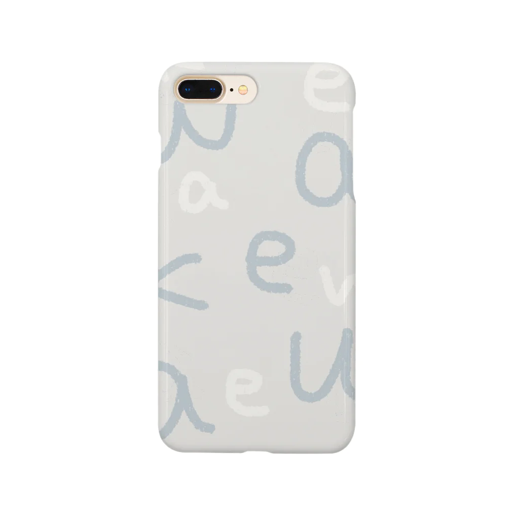 w a k e a uのw a k e a u散らばりケース Smartphone Case