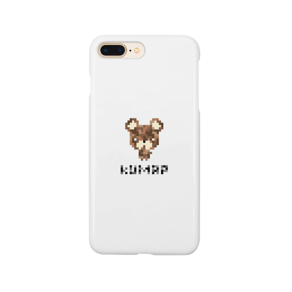 くまっぷ＠ゲーム実況YouTuberのドットくまっぷ-スマホケース Smartphone Case