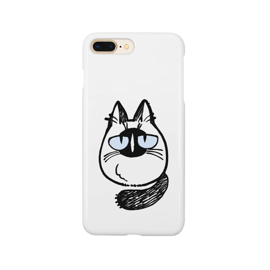 HuskyBY*の冬毛でもふもふ スマホケース