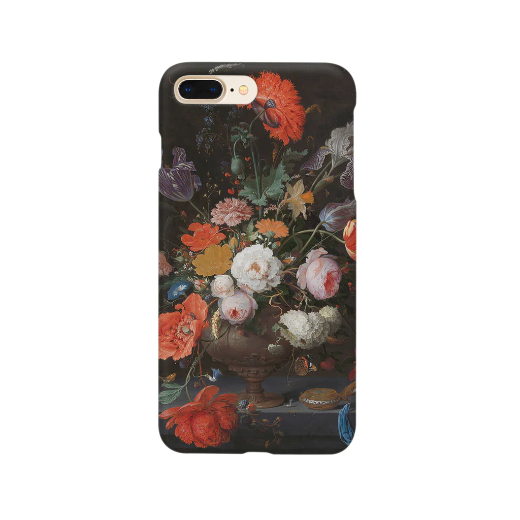 TOKYO UPROAR WORKSHOPのStill life with flowers and a watch Smartphone Case