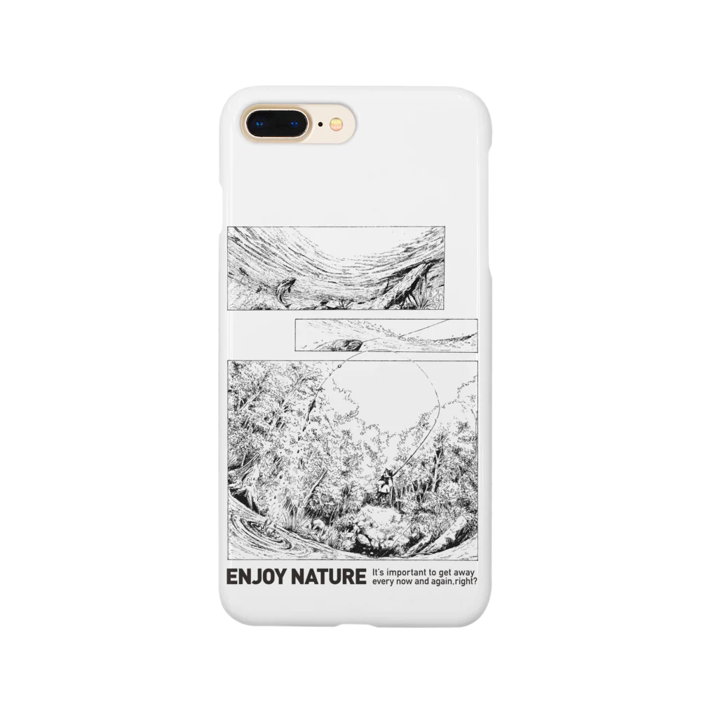 flip flapのENJOY NATURE Smartphone Case