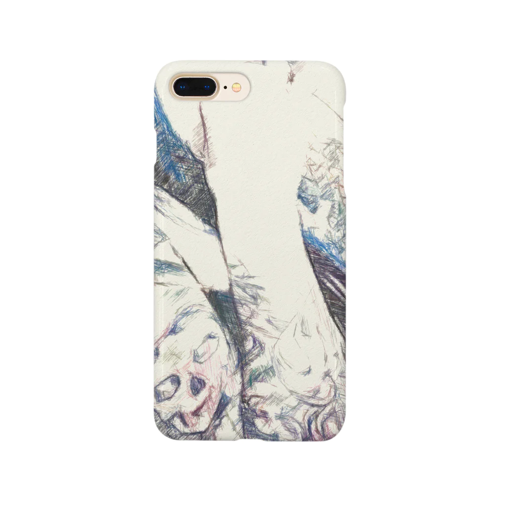 Lost'knotのBLUE CALL GIRL Smartphone Case