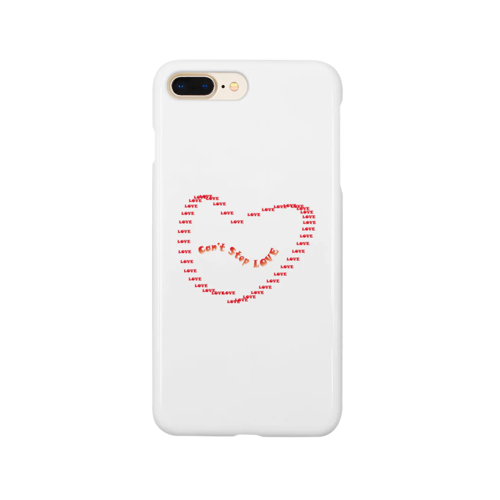 BE UPWARDのcan’t stop love Smartphone Case