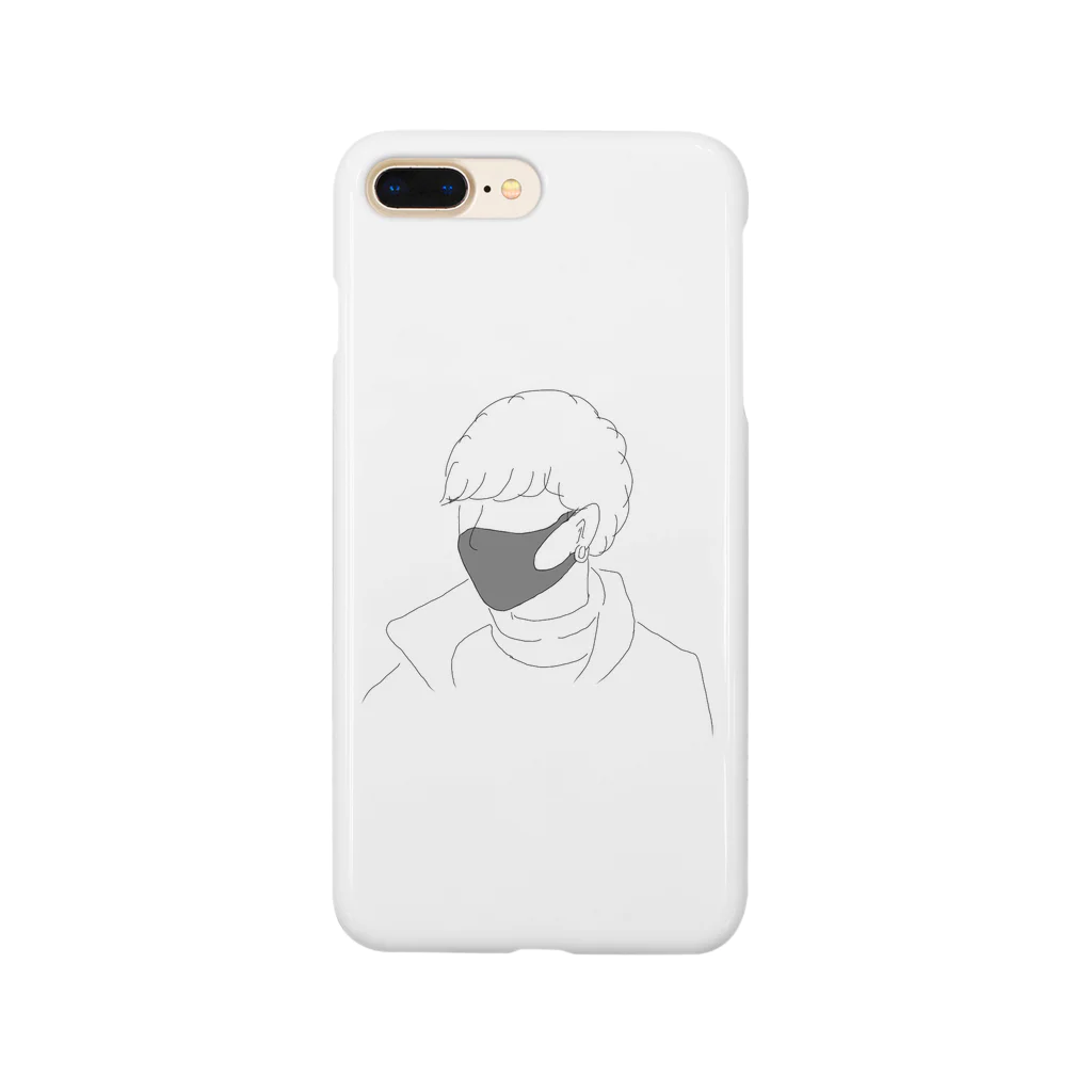 Motsのマスクボーイ【ブラック】 Smartphone Case