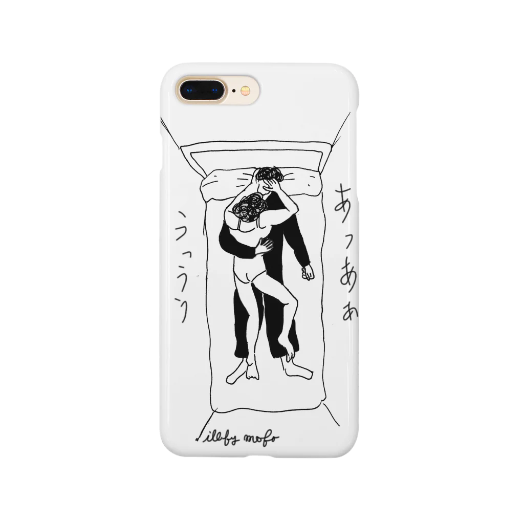 mobo-chan（モボちゃん）のベッドシーン Smartphone Case