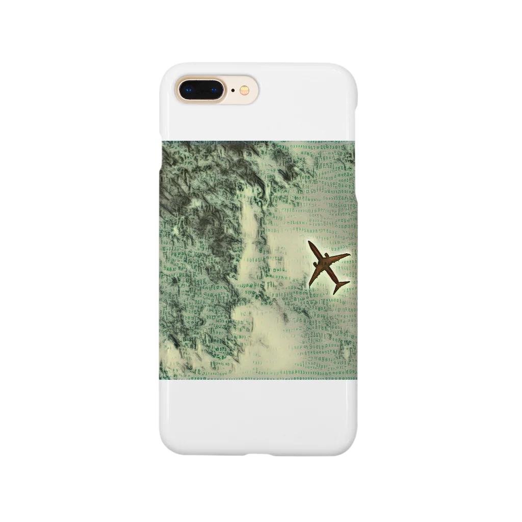 2525asmeの飛行機 Smartphone Case