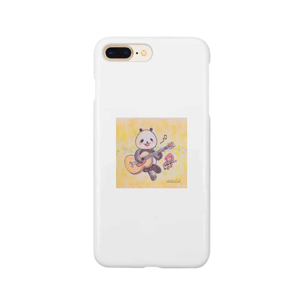 You*☻の弾き語るパンダスマホカバー Smartphone Case