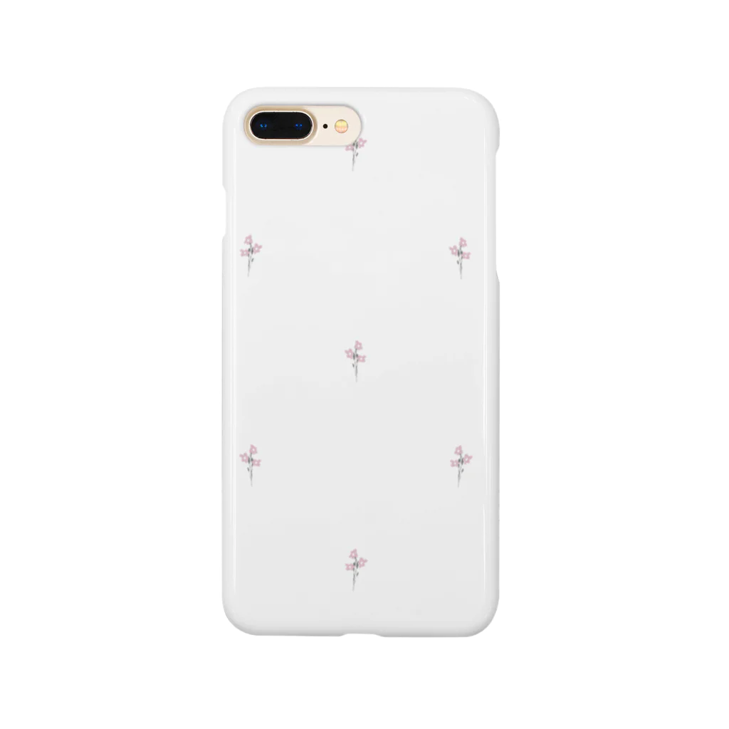 rilybiiのピンクの小花柄 Smartphone Case