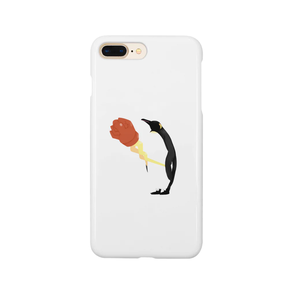 かとうみかん@ペンギンイラストのつぶやきペンギンのペン太　～グーパンチ～ Smartphone Case