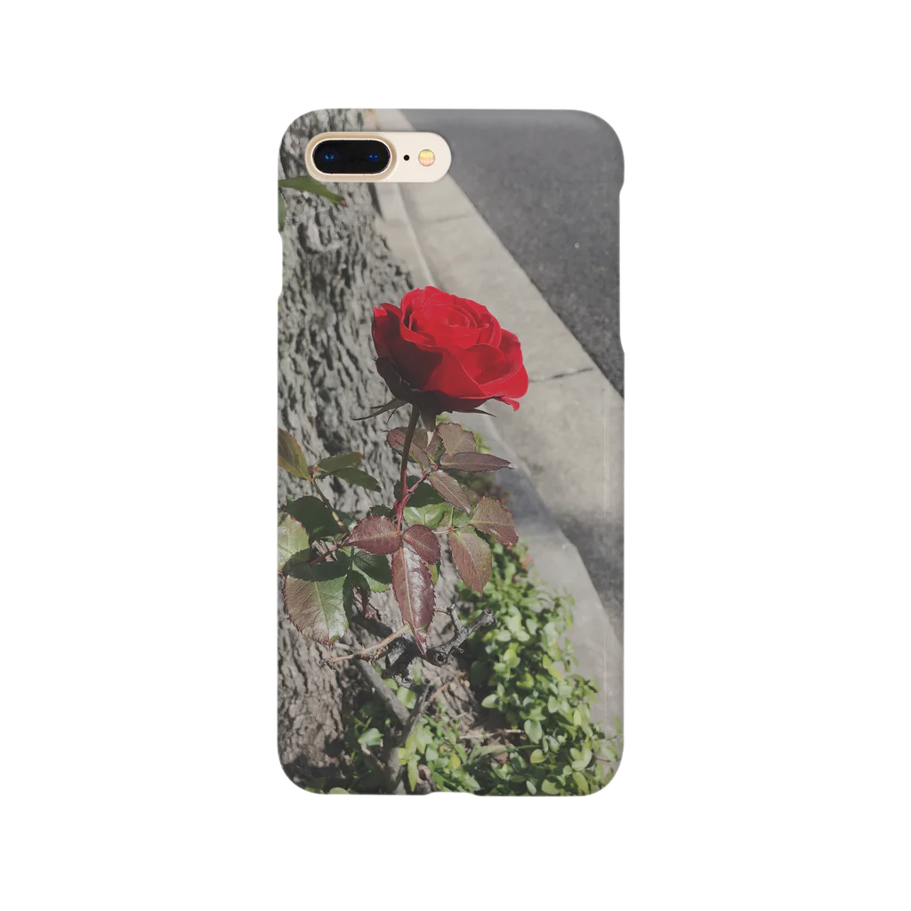 宵灯 ほたるのつよく咲く薔薇 Smartphone Case