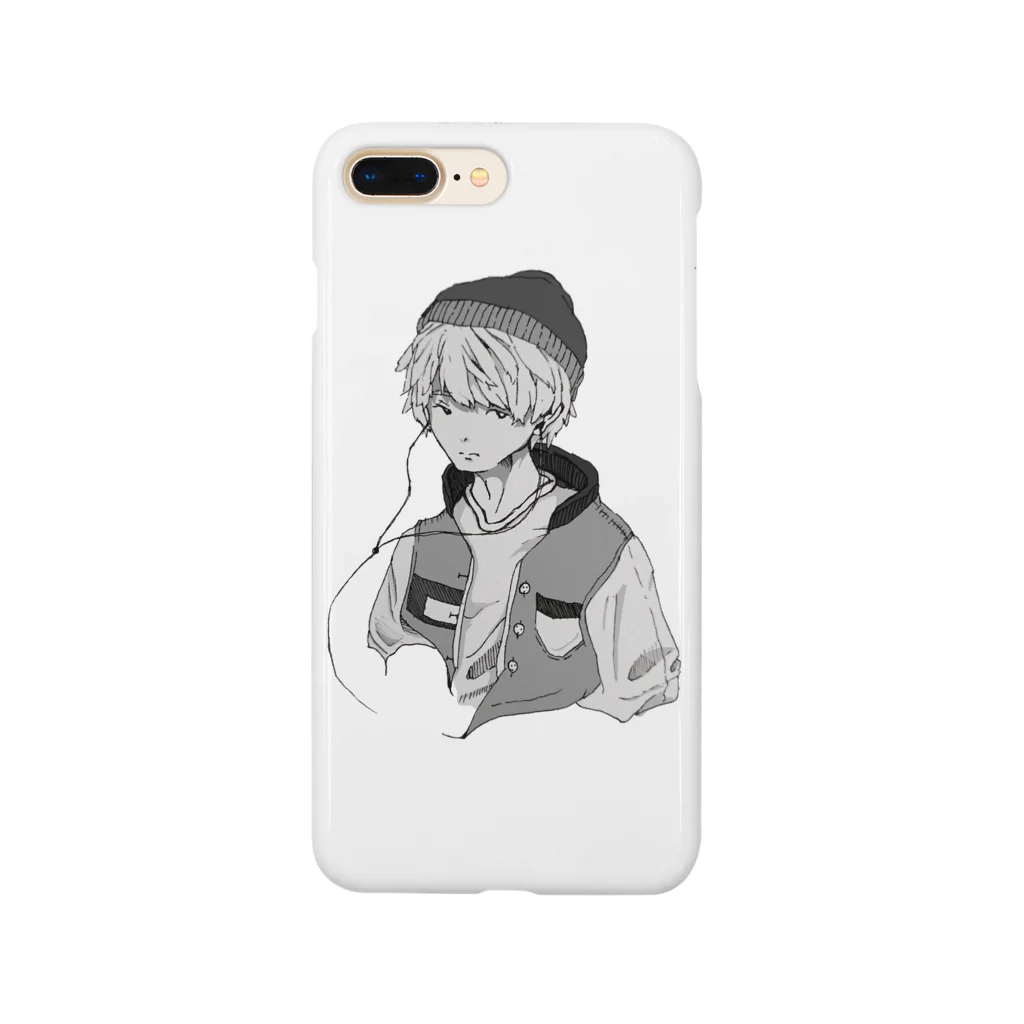 Neon.shopsのモノクロ男子【Neon】 Smartphone Case