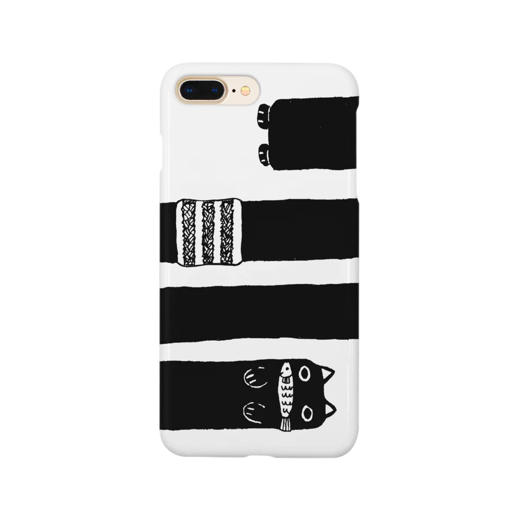 Neon.shopsのLong cat［腹巻き］ Smartphone Case