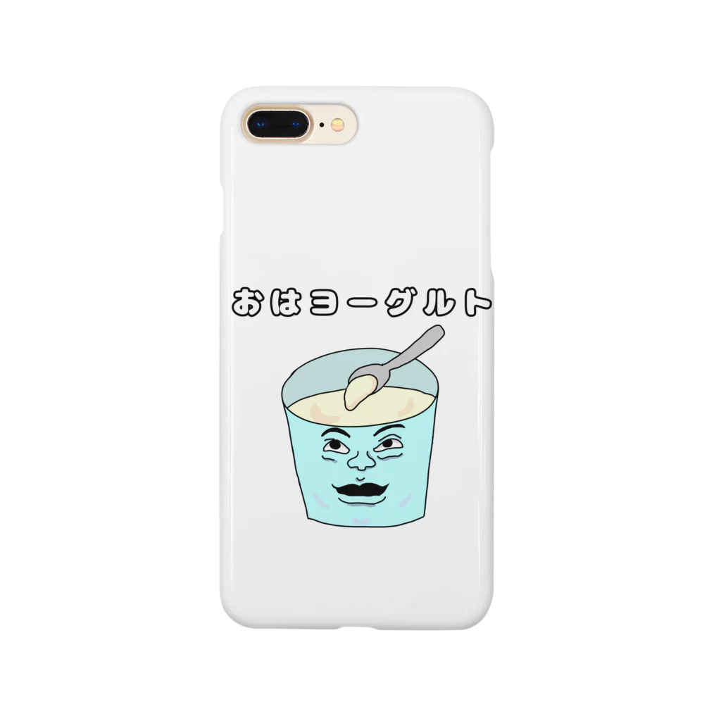 raraのゆるかわTシャツ屋さんのおはヨーグルト スマホケース