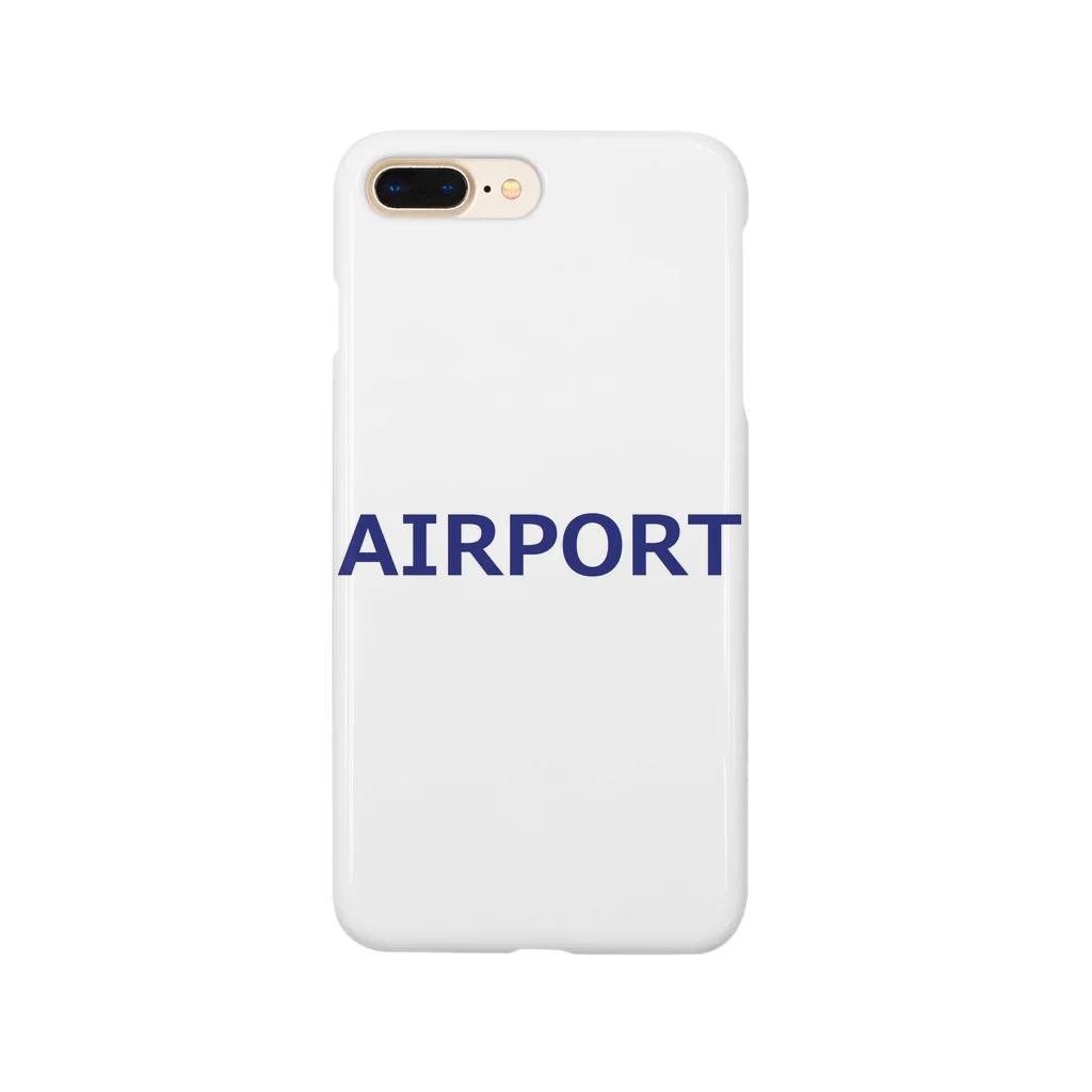 アメリカンベース のエアライングッズ　AIRPORT　飛行機　空港 Smartphone Case