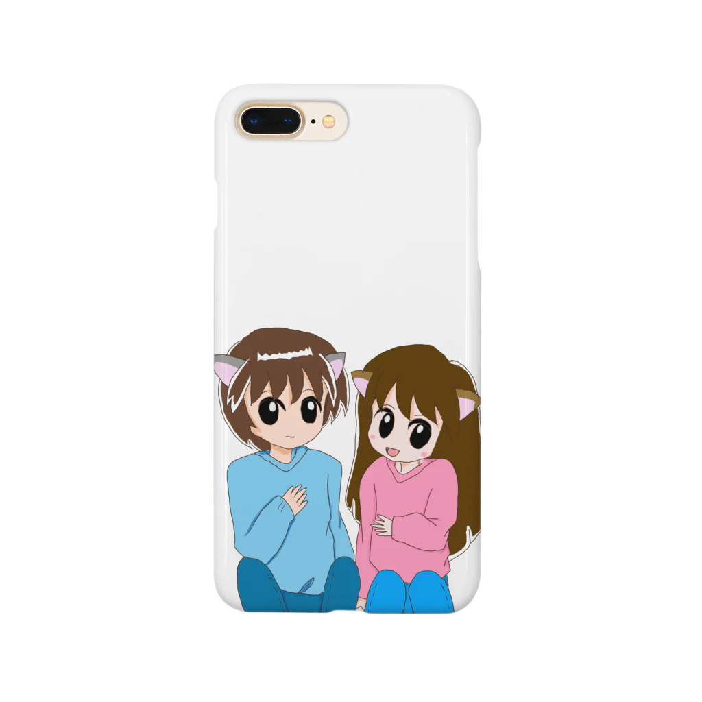 Neroliの猫耳カップル Smartphone Case