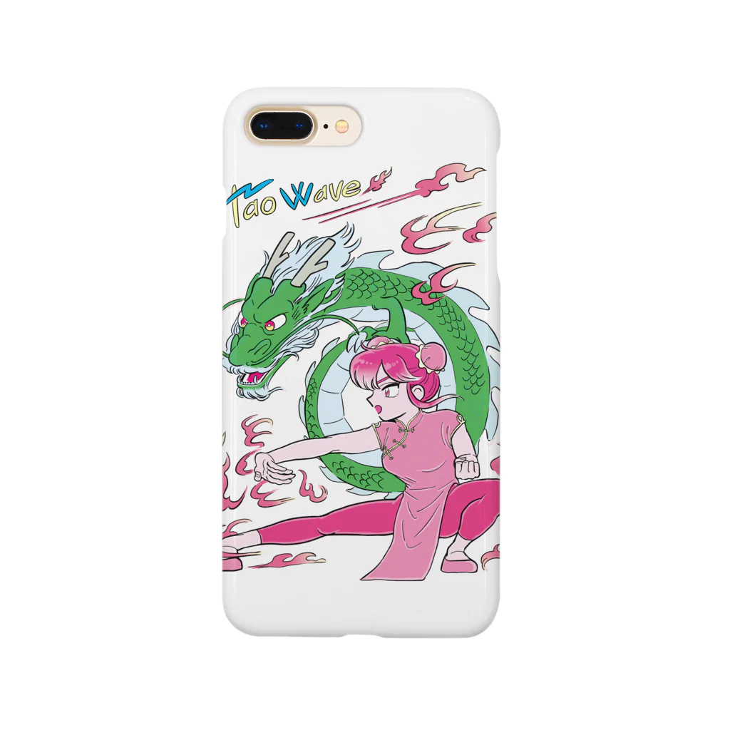 HaoWaveのHaoWave-KungFu girl Smartphone Case