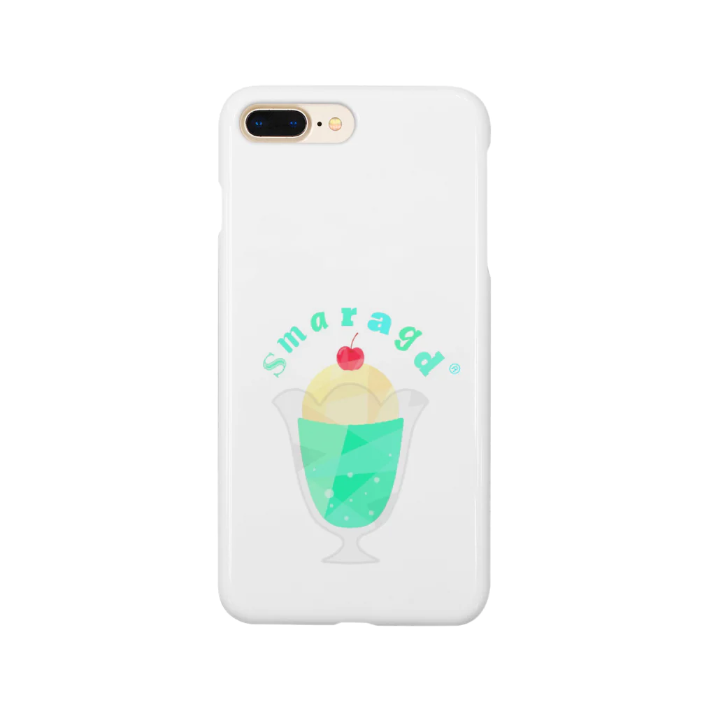 smaragdのSmaragd melonfloat スマホケース