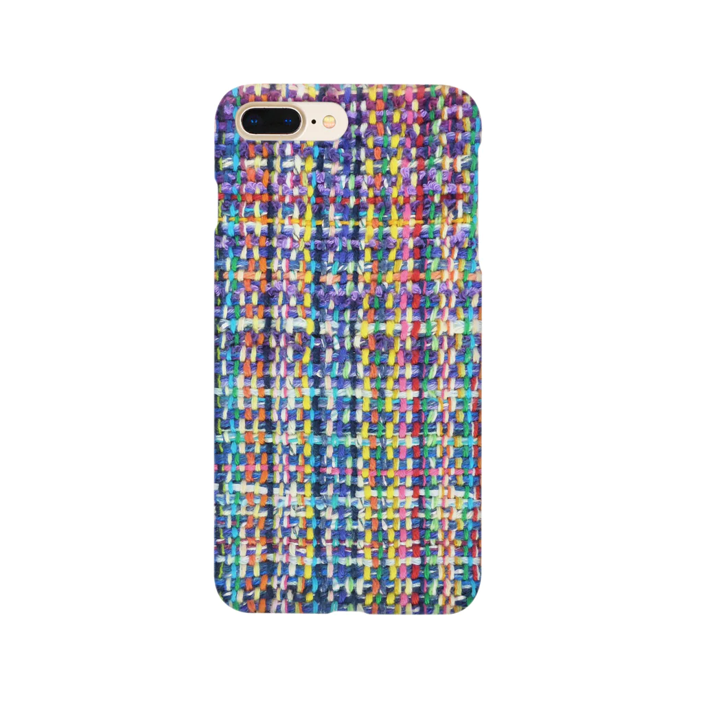 Hana Sungo　はなさんごのHand weaving-Blue2 Smartphone Case