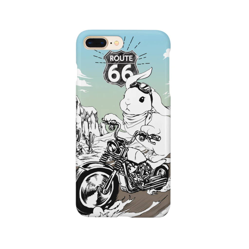 きなこ堂の旅するうさぎ＠USA ROUTE66 Smartphone Case