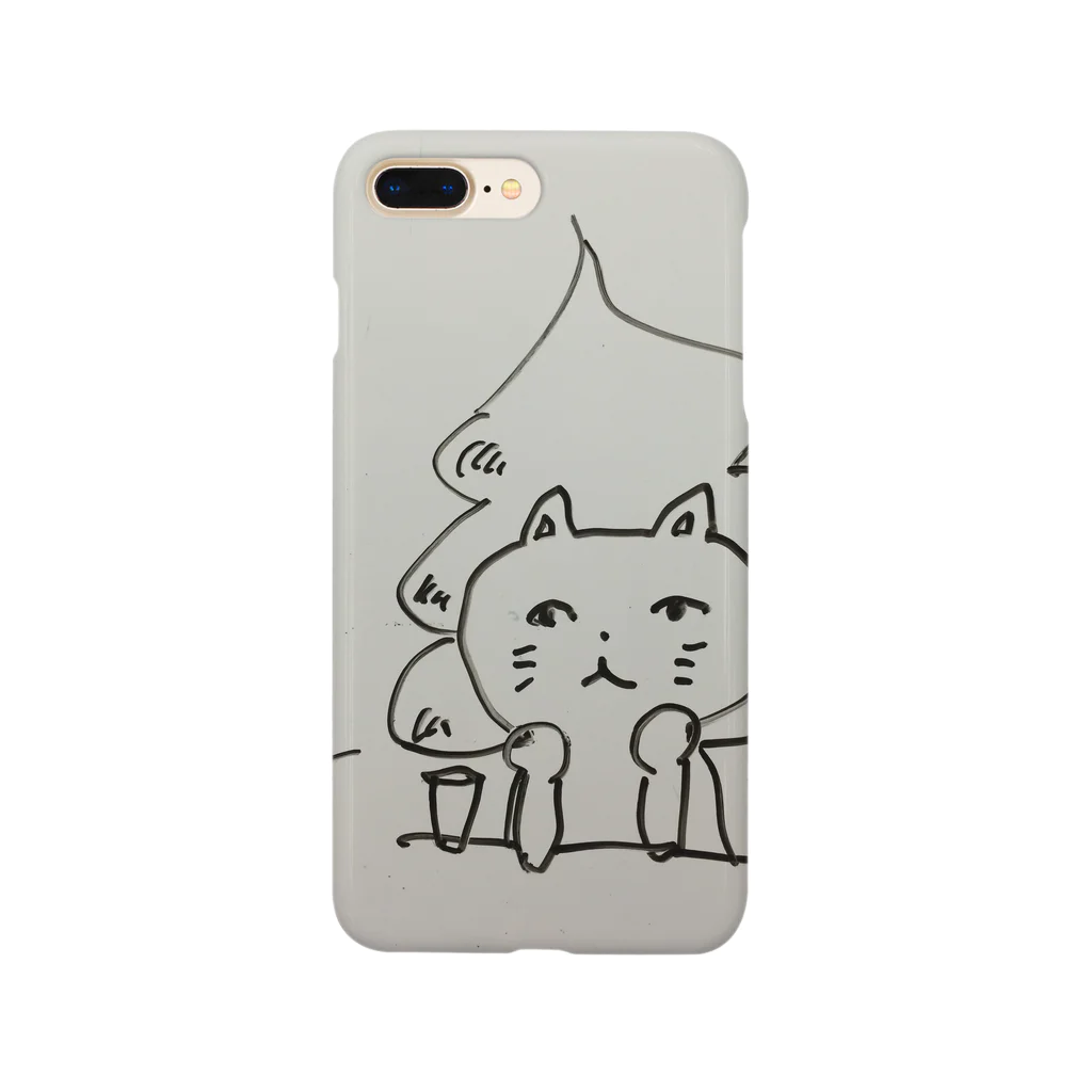 NAN&COOの脱力ウンネコちゃん Smartphone Case