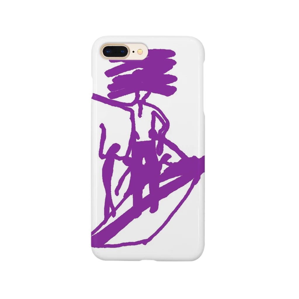 Marinaの先輩１　紫 Smartphone Case