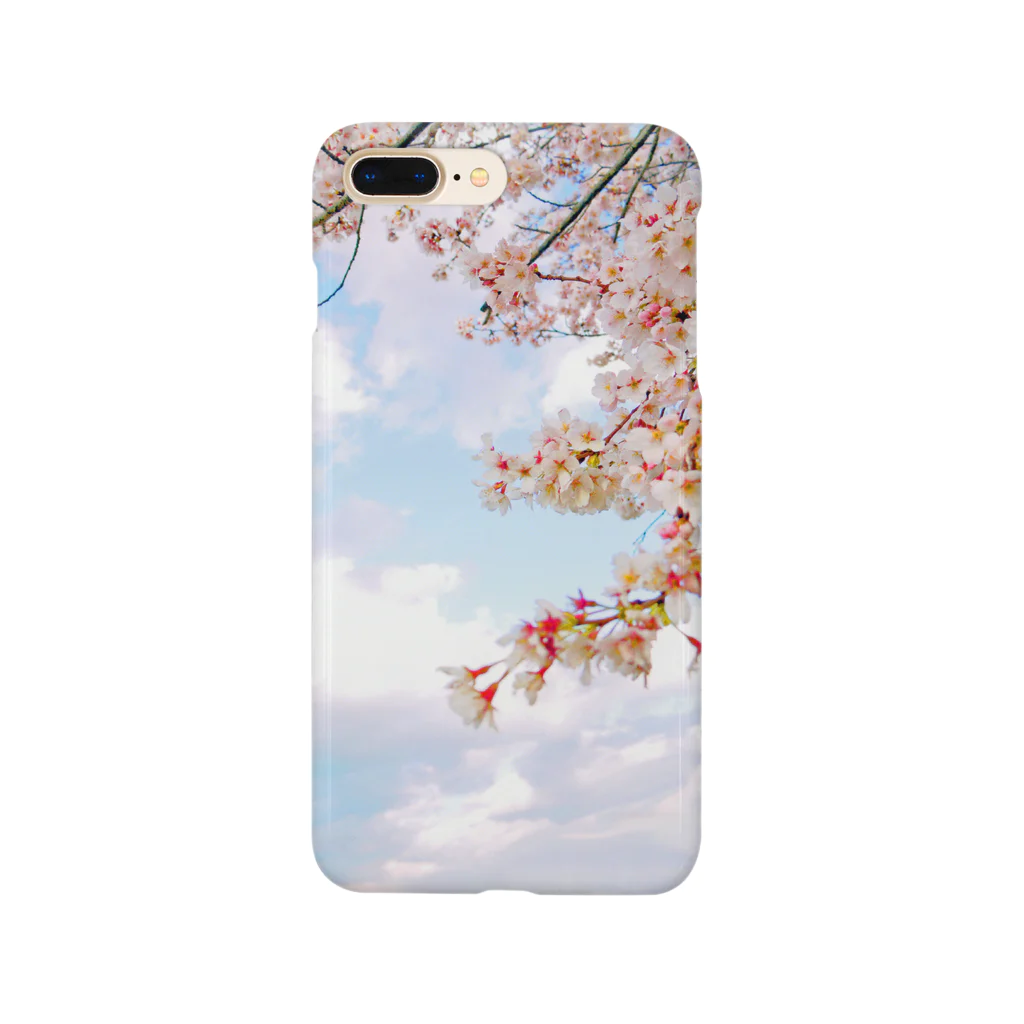 Tio Heartilの空と桜 Smartphone Case