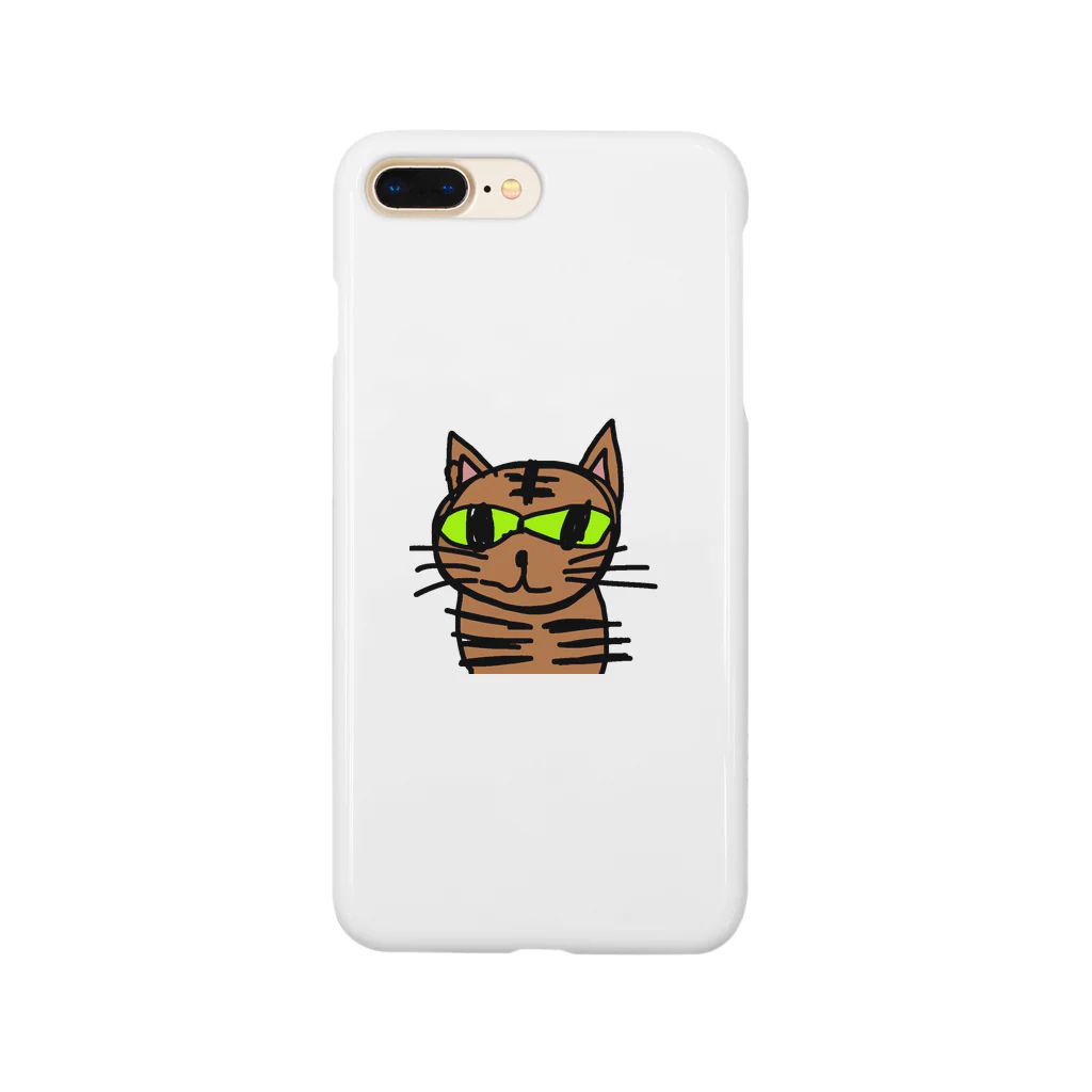 昭和猫のキジトラアップ Smartphone Case