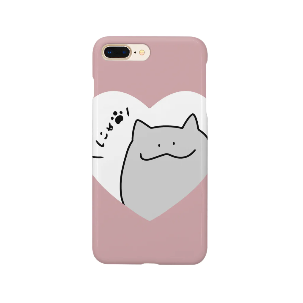 んちゃ丸のゆるずねこ【pink】 Smartphone Case