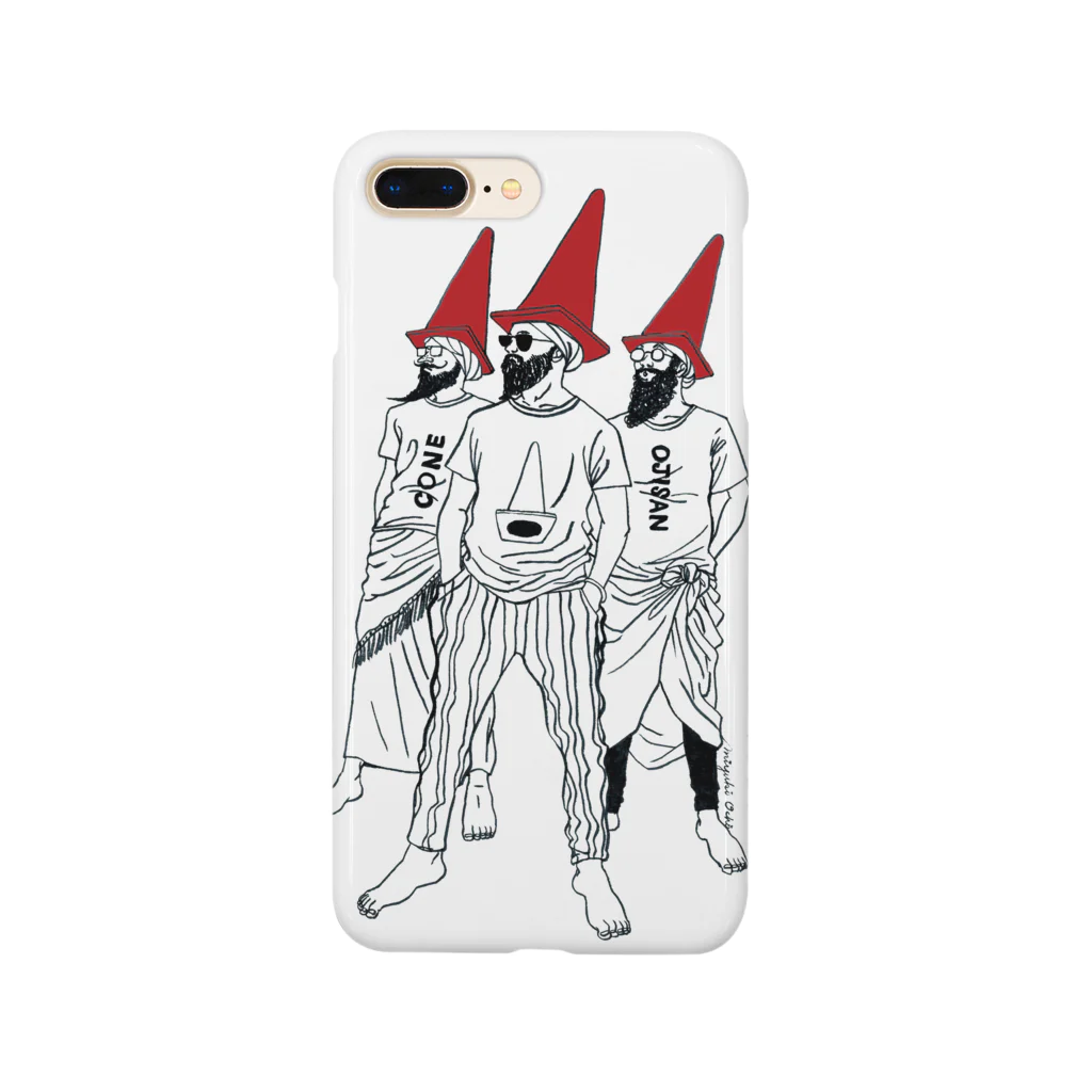 ochimiyukiのCONE OJISAN / トリオ Smartphone Case