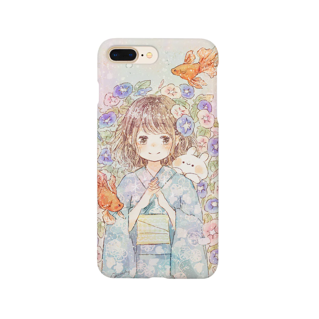 ＊momochy shop＊の朝顔 Smartphone Case