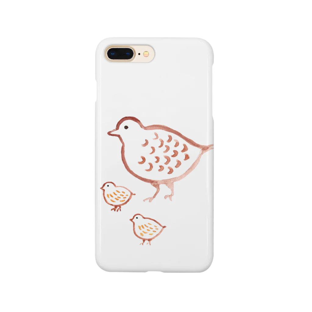 コタローさんのライチョウ　親子 Smartphone Case