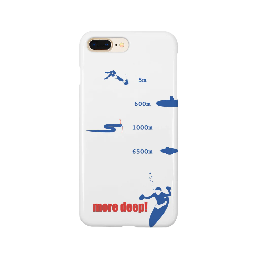 deepsterのmore deep ! Smartphone Case