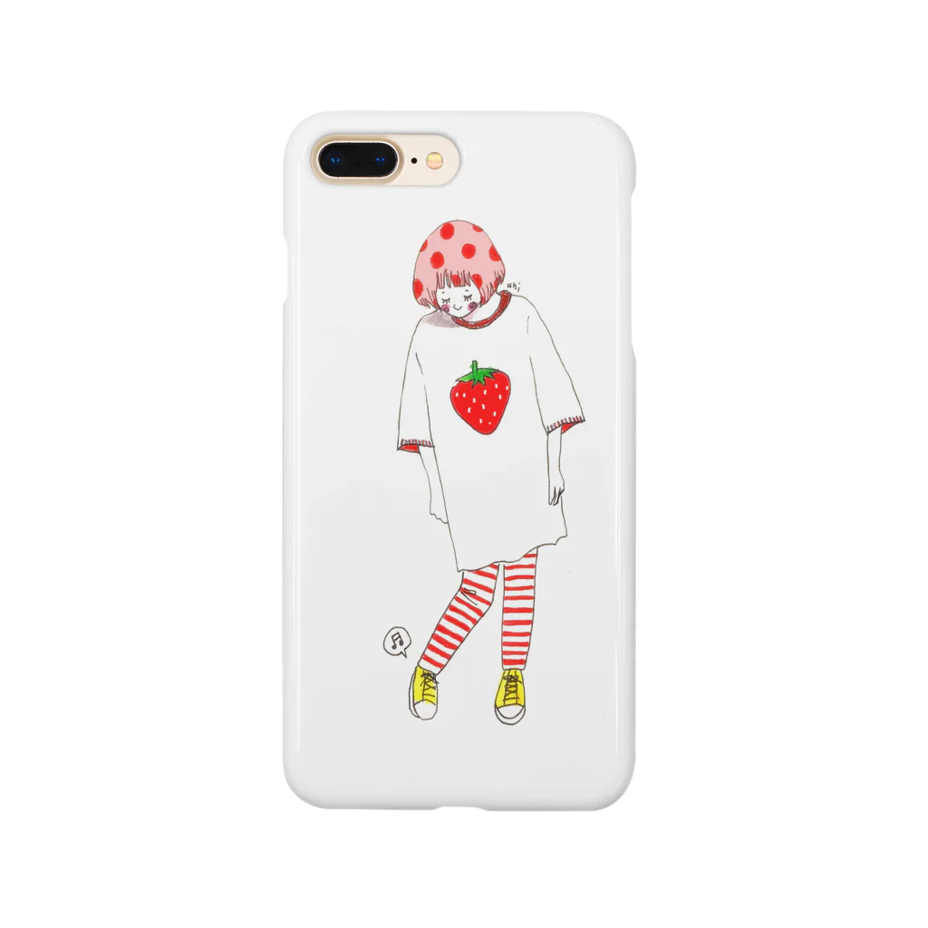 uni_artのいちごちゃん Smartphone Case