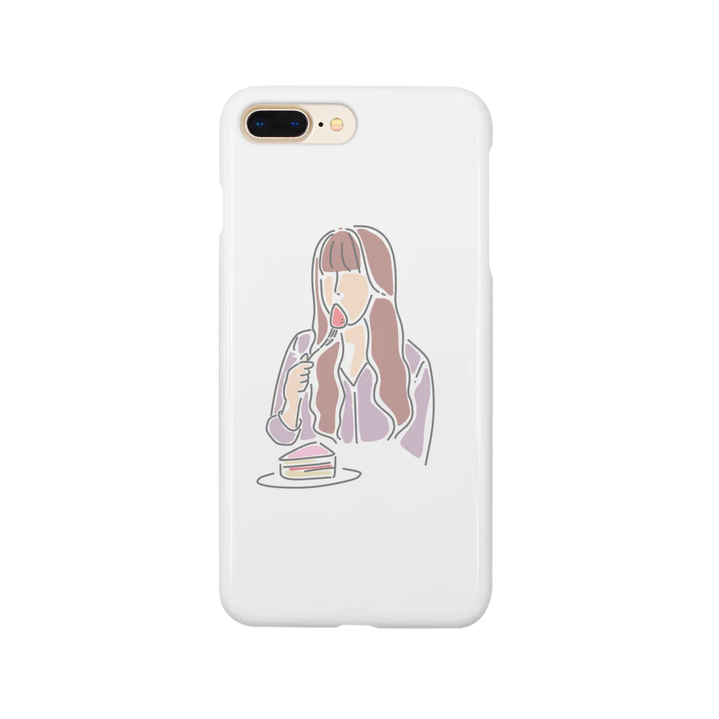 MayのStrawberry cake Smartphone Case