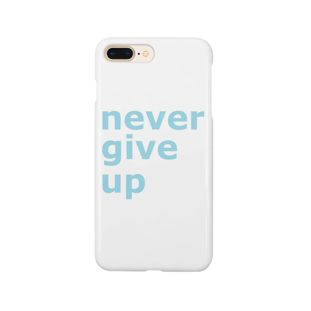 アメリカンベース のnever give up スマホケース