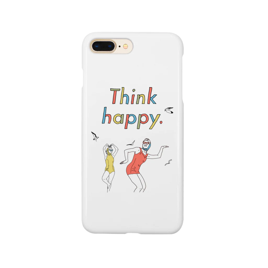 HÖGBRONのThink happy.  スマホケース