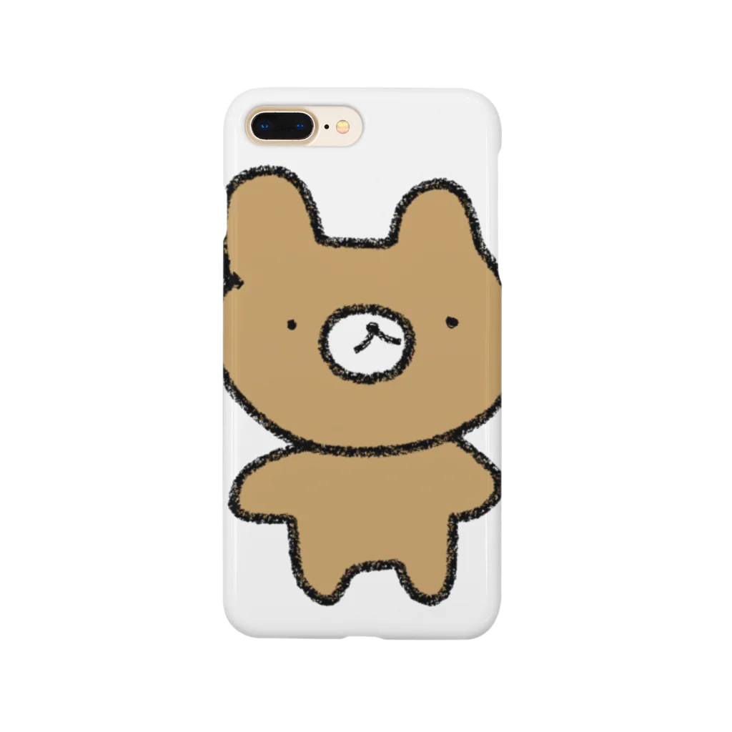 きらきらそwだ☆彡のクレヨンのくまちゃん Smartphone Case