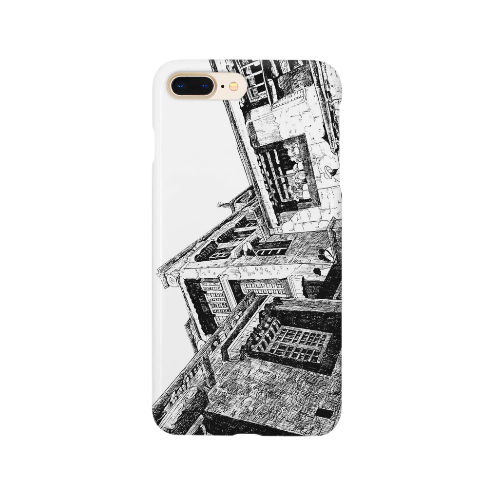 きいのペン画・チベットの風景 Smartphone Case