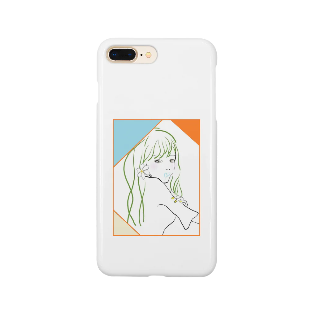 主役は××のクチナシのおんなの子 Smartphone Case