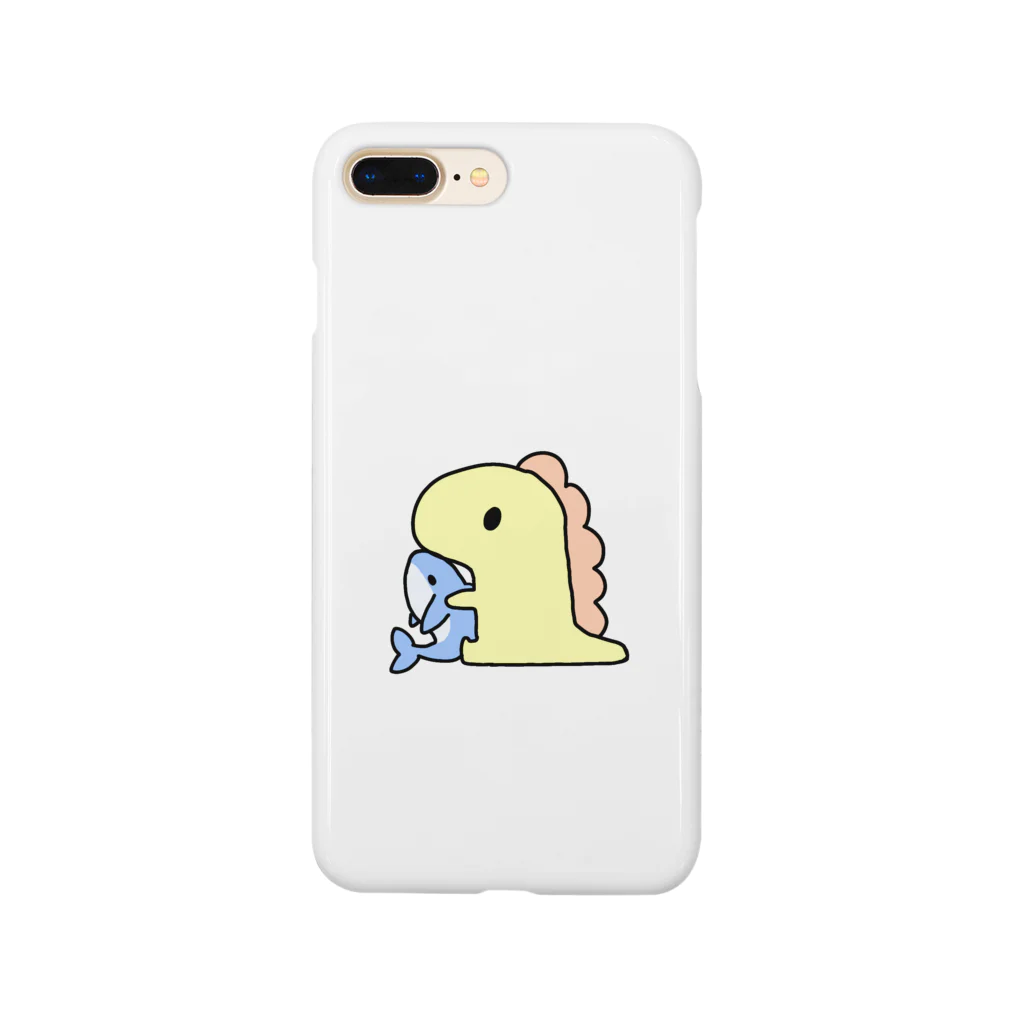 こたまるしゃーく ( ・∇・)のきょうりゅうくんとさめ。 Smartphone Case