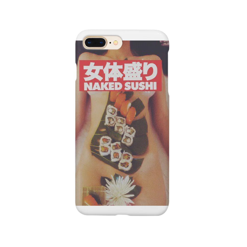 Retrograde EdgeのJAPAN NAKED SUSHI スマホケース