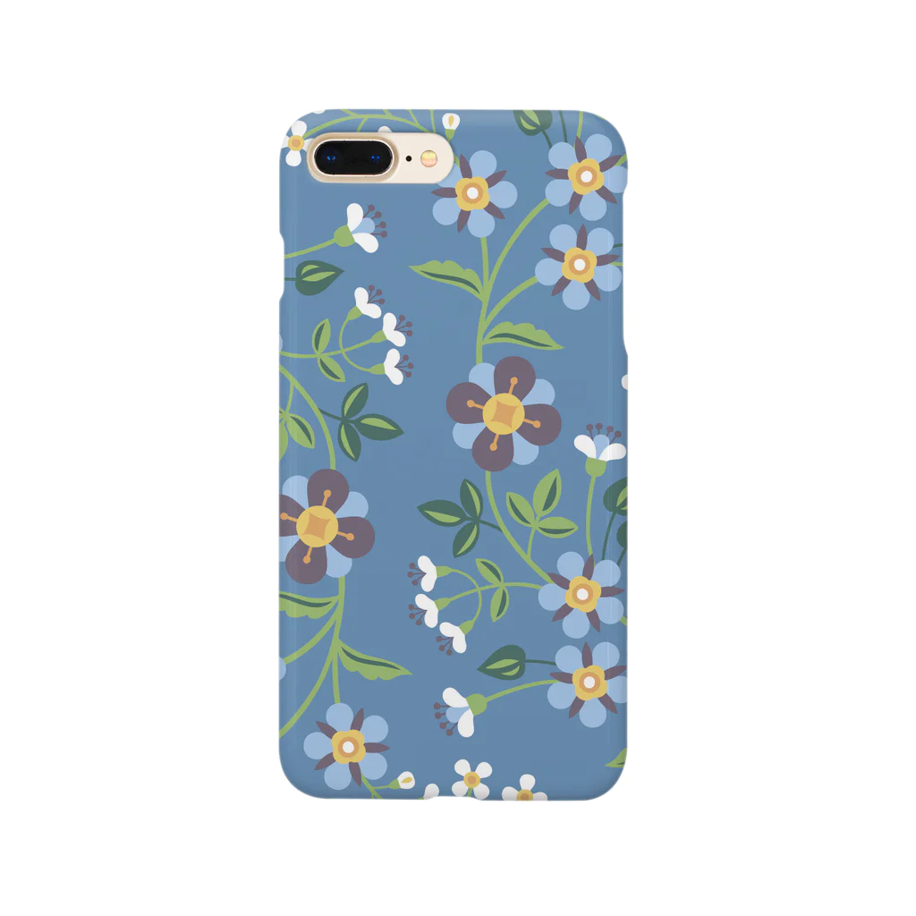 d*ropsの青い花 Smartphone Case