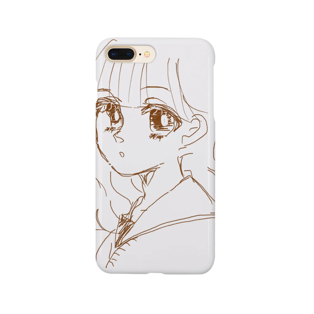 な🍰の少女漫画の女の子 Smartphone Case