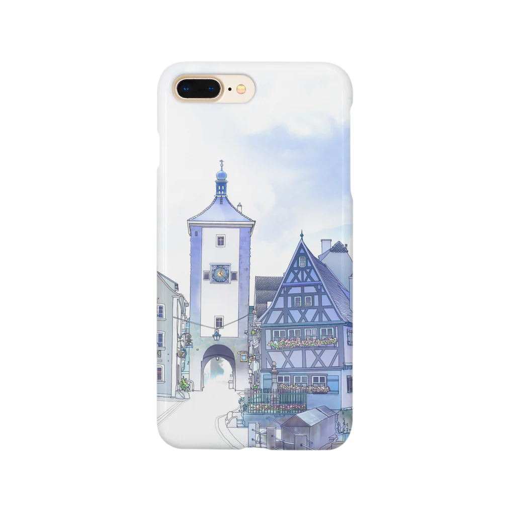 🇩🇪ドイツ雑記帳＠ブﾙｽﾄのローテンブルクの街並み Smartphone Case