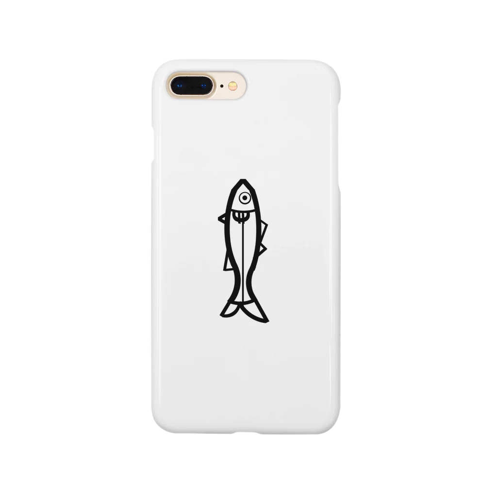 re-check (再確認)の文字魚 Smartphone Case