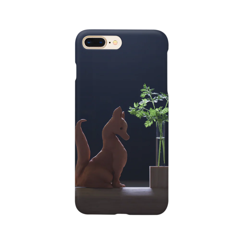 haniwa-modokiの狐のハニワもどき Smartphone Case