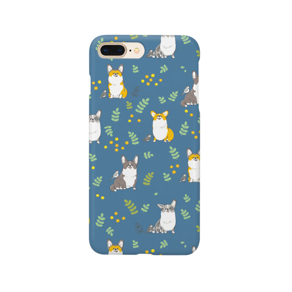 サカモトリエ/イラストレーターのLOVEコーギー Smartphone Case