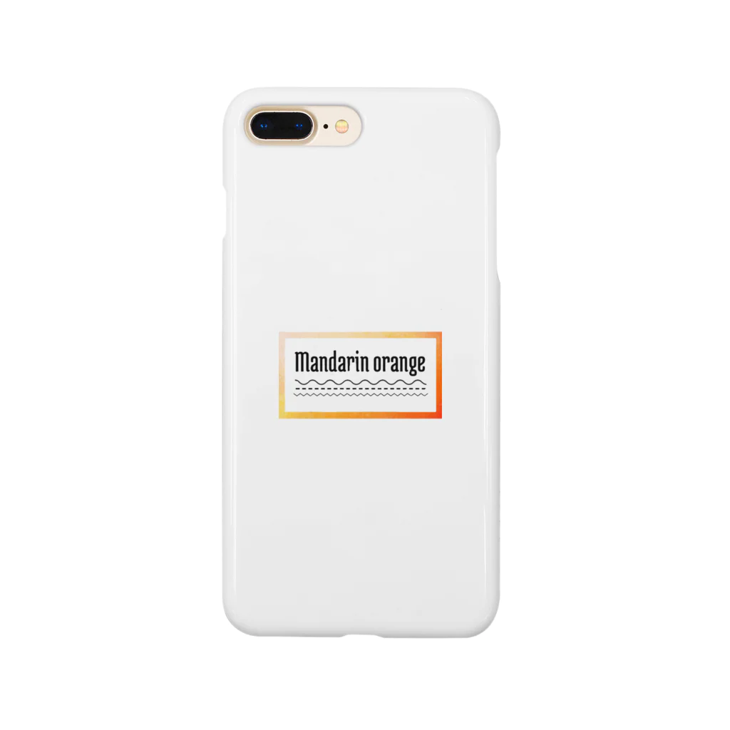 SaeTsuihijiのマンダリンオレンジＴシャツ🧡 Smartphone Case