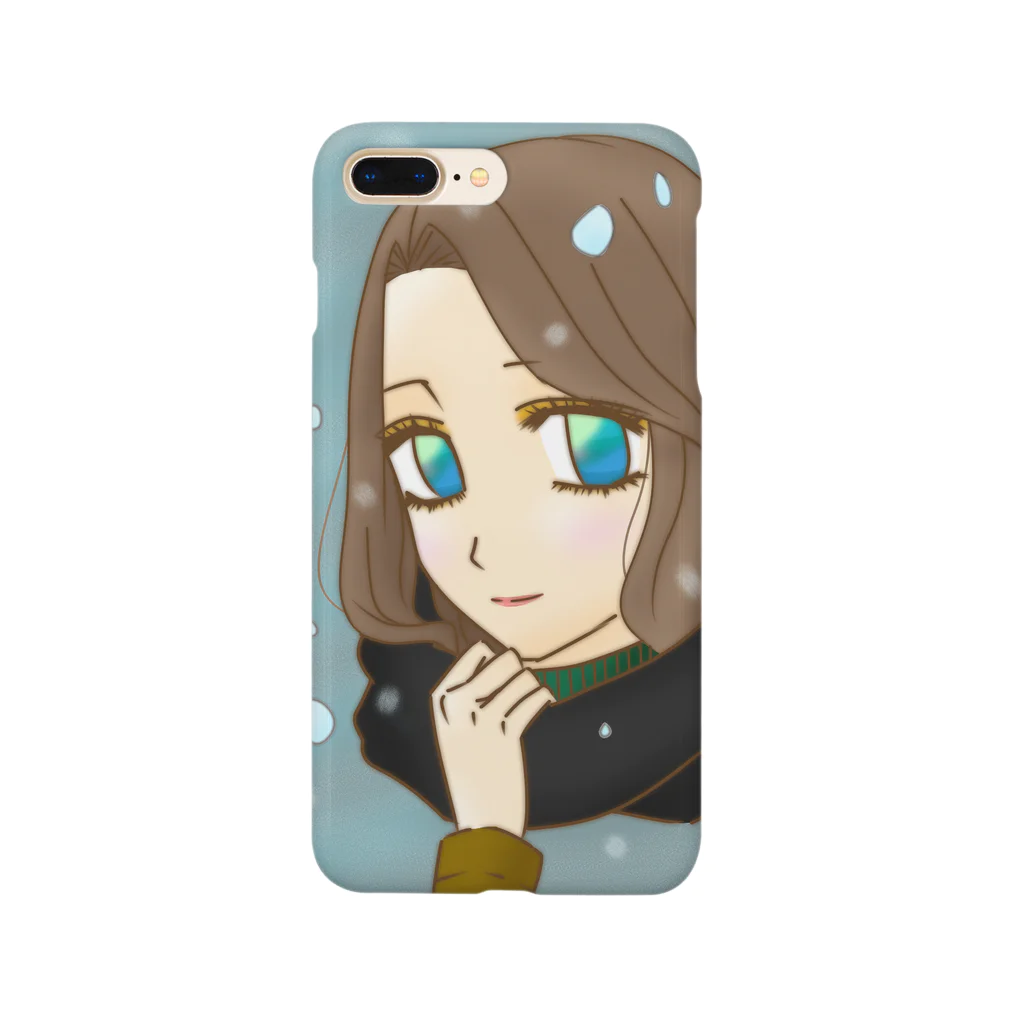 ガールズルームの冬の女 Smartphone Case